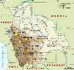 Carte de Bolivie (36 Ko)